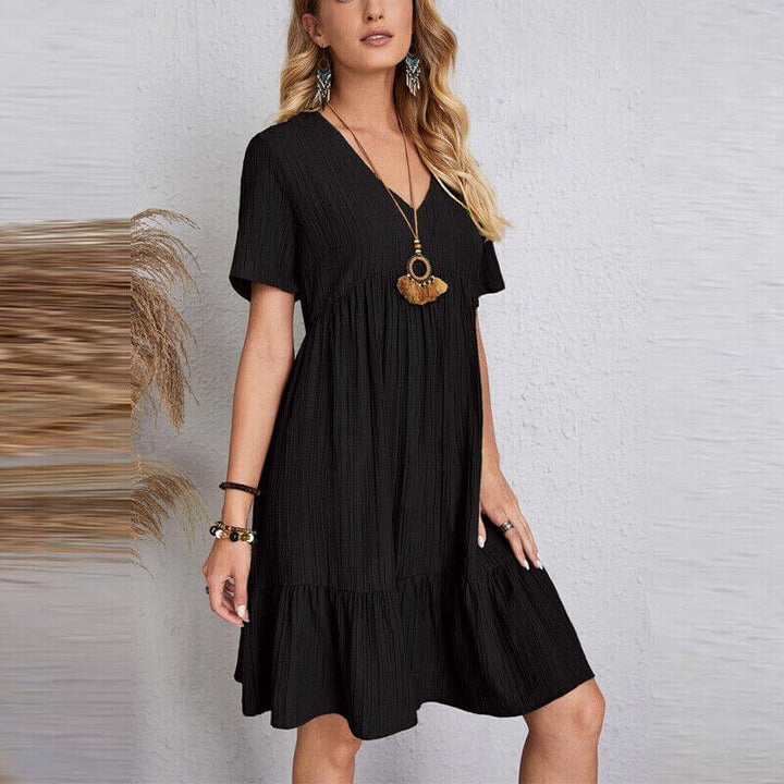 Women's Sustainable A-Line Dress - Versatile & Breathable