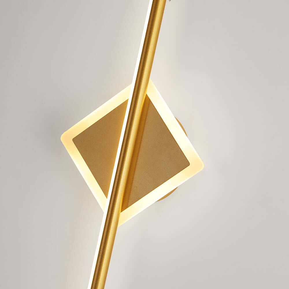 Modern LED Wall Light, Round/Square Design