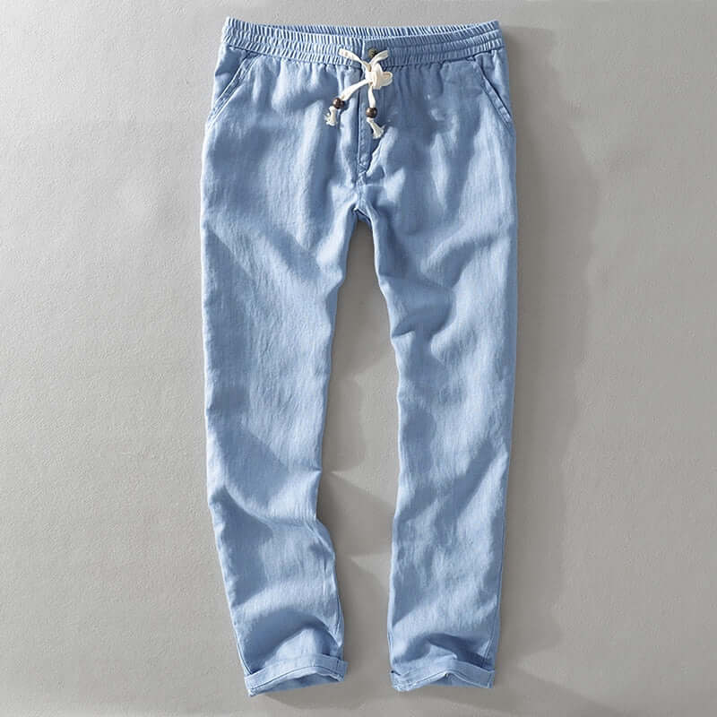Men's Narrow-Fit Drawstring Trousers