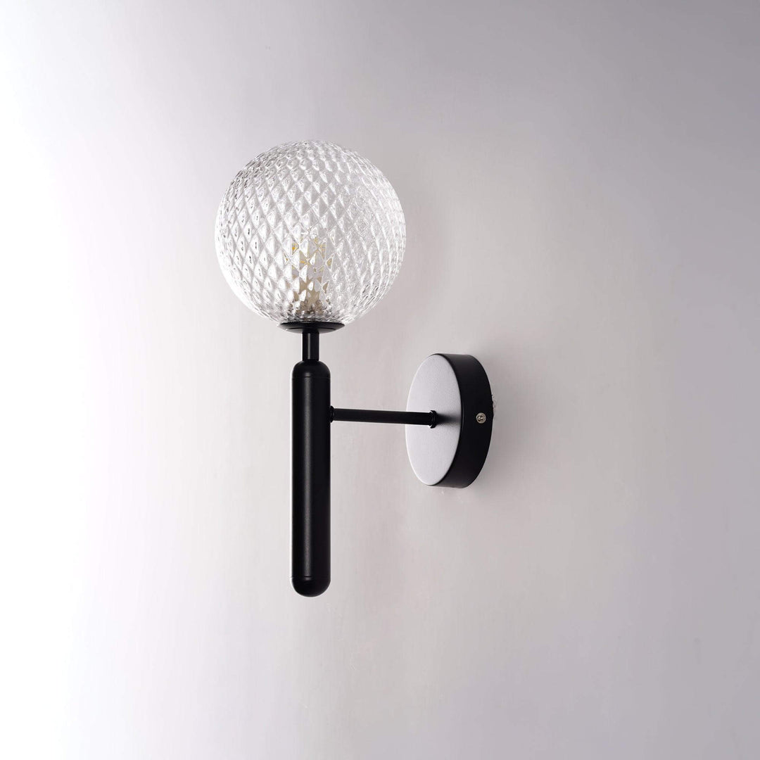 Modern Glass Wall Sconce - Elegant Lighting Fixture