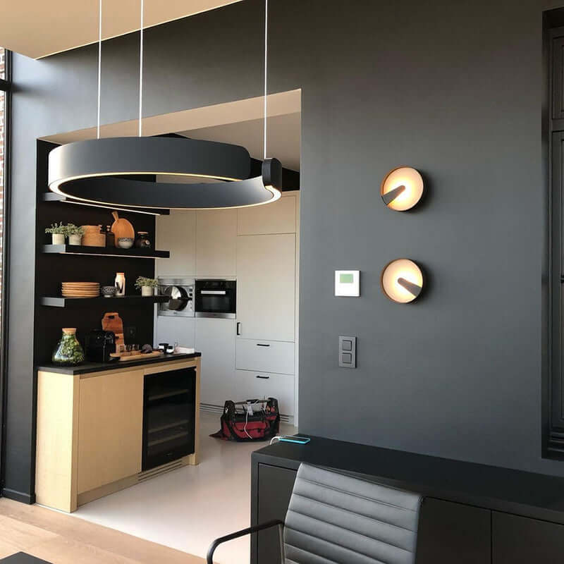 Modern Circle LED Pendant Light, 40/60/80cm