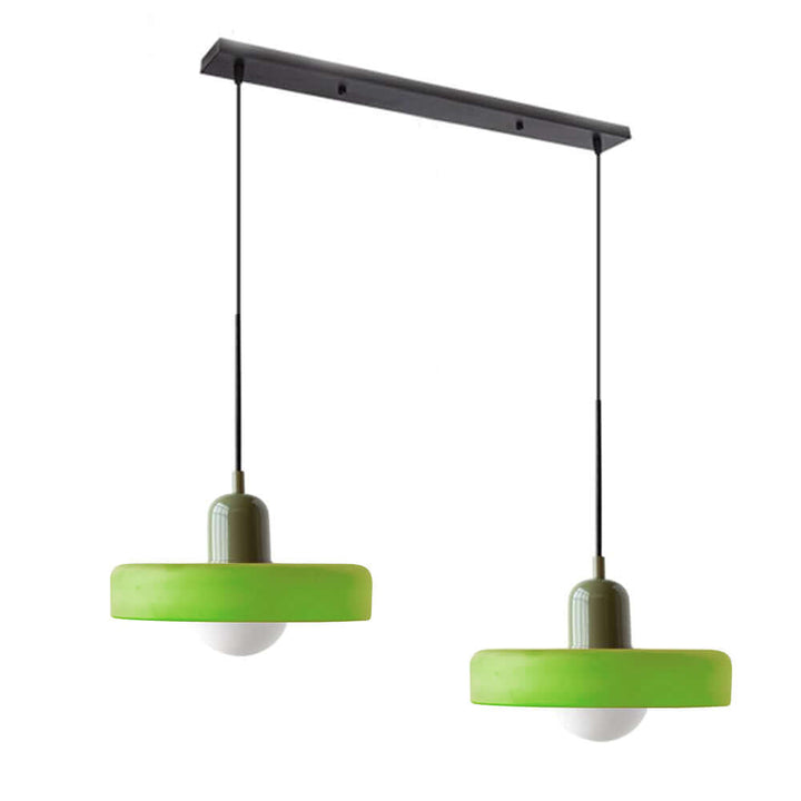 2 Heads Modern Glass Pendant Light
