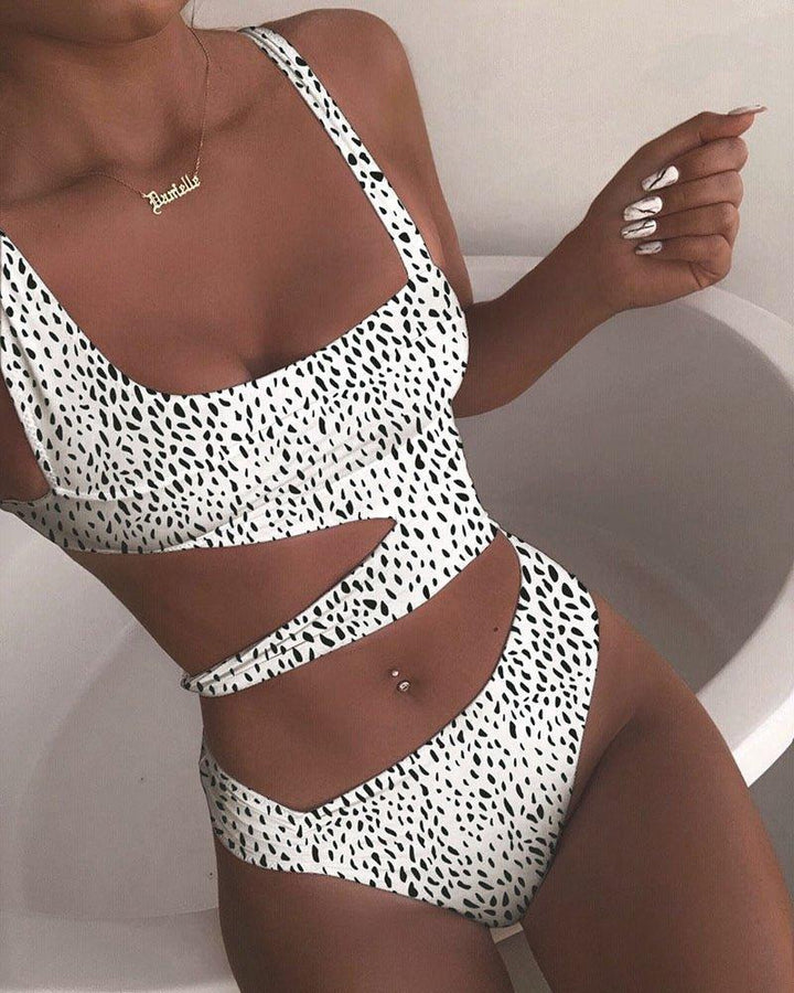 Women's Padded Push-Up One-Piece Swimsuit