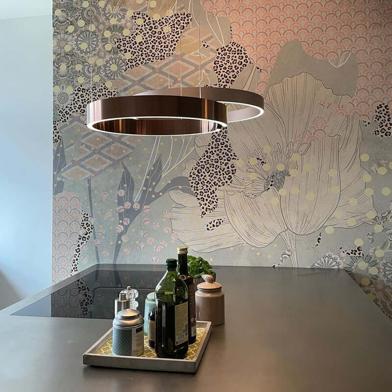 Modern Circle LED Pendant Light, 40/60/80cm