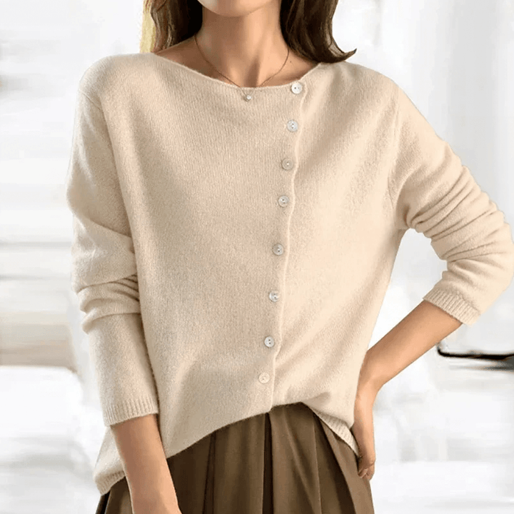 Button-Up Knitted Sweater