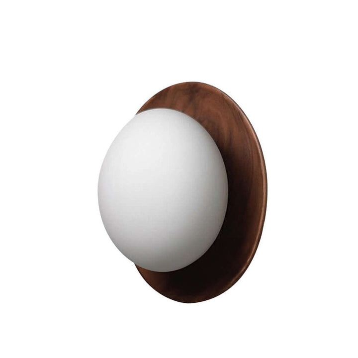 Modern White Wood Wall Sconce Light