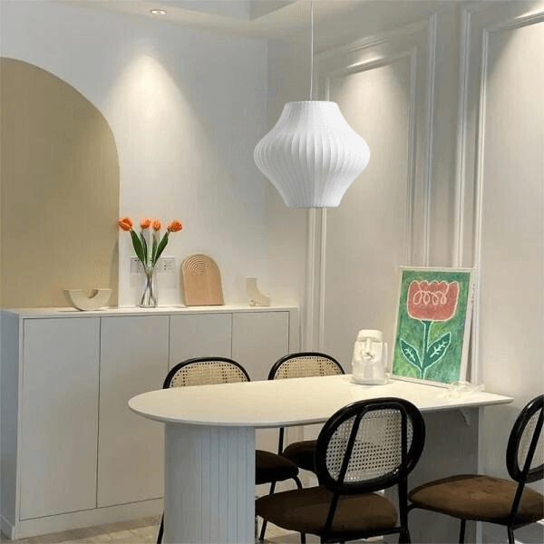 Modern Silk Pendant Light