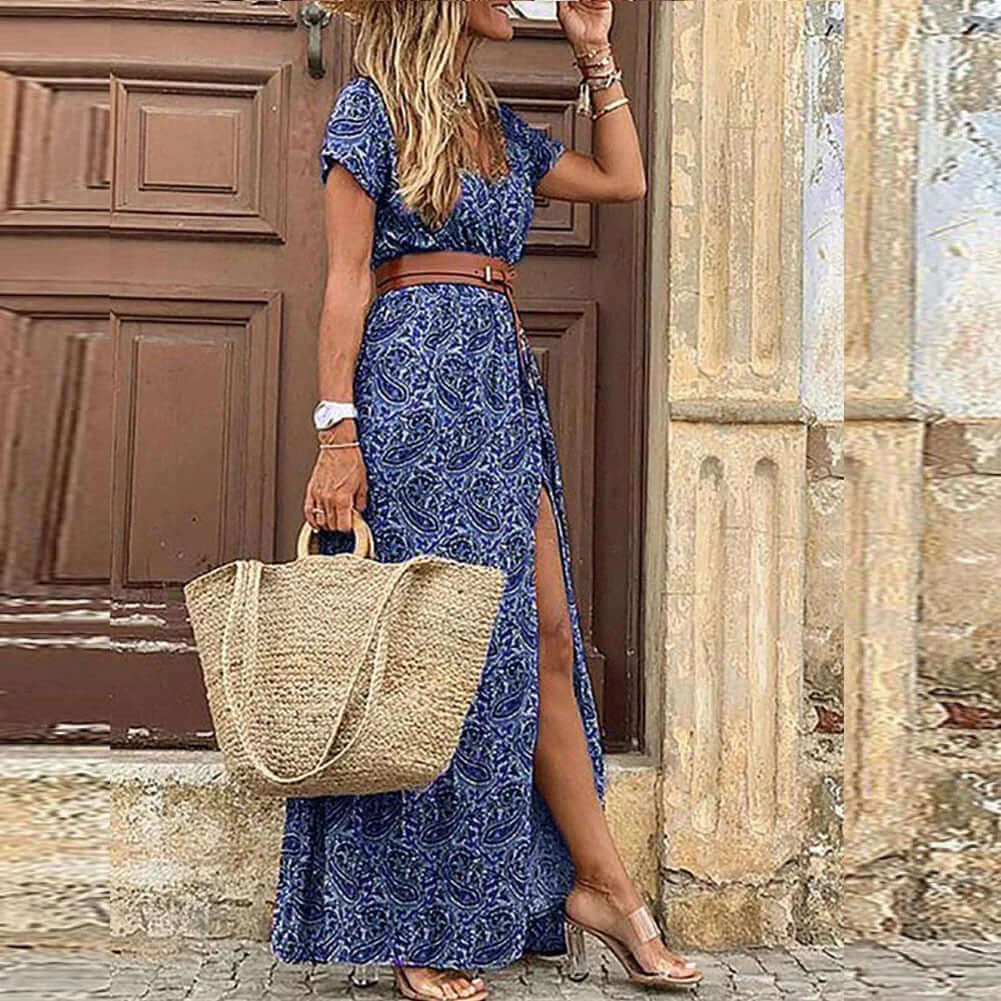 Women's Elegant Printed Summer Dress