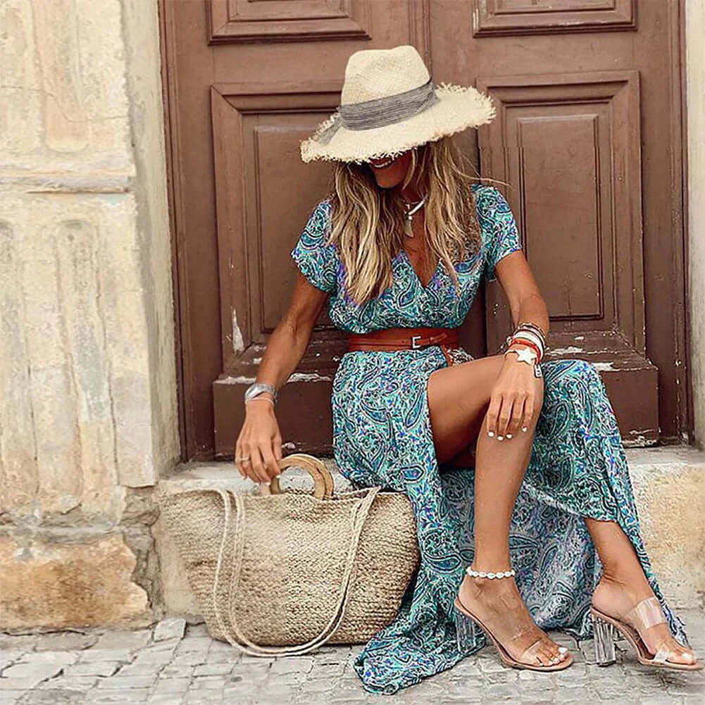 Women's Elegant Printed Summer Dress
