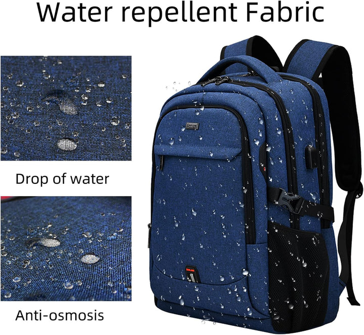 Rose unisex travel backpack, water-resistant with anti-theft design & organized compartments.