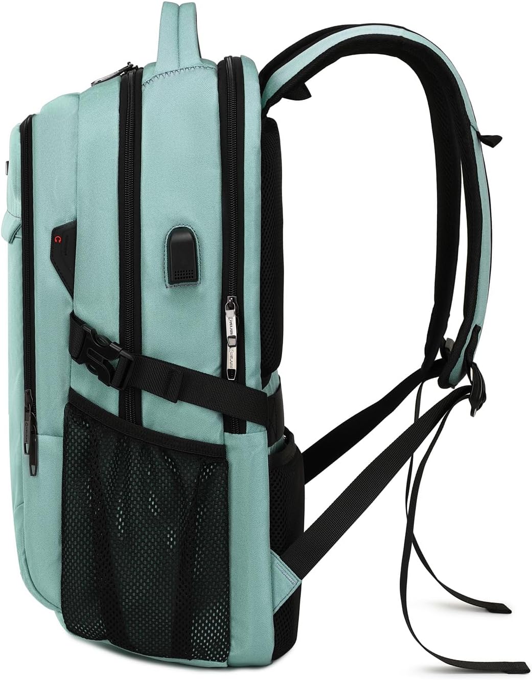 Light grey work bag with organized storage, water-resistant for daily commute.