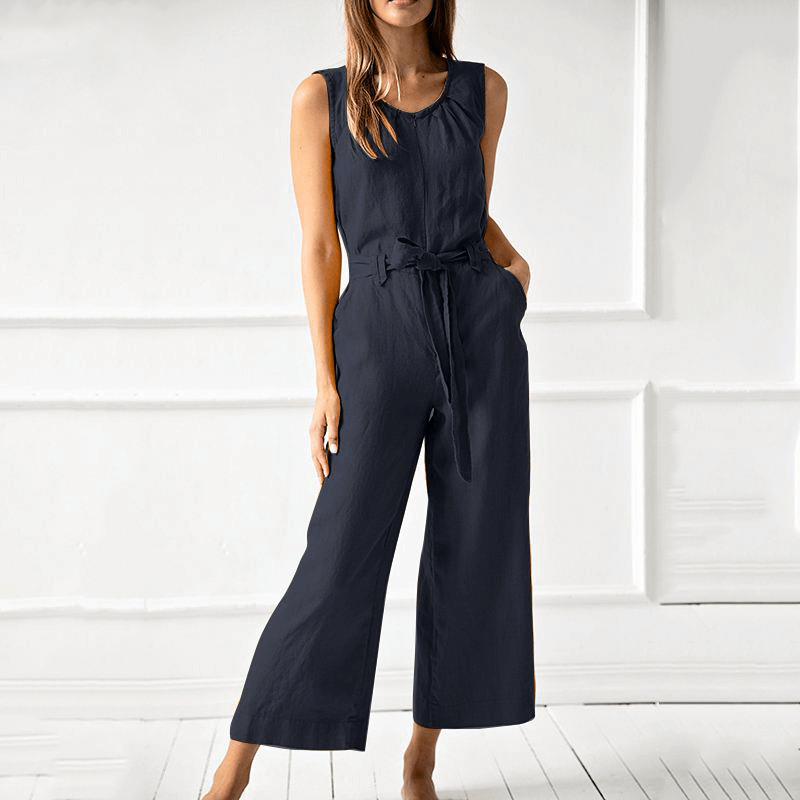 Women's Relaxed Wide Leg Jumpsuit