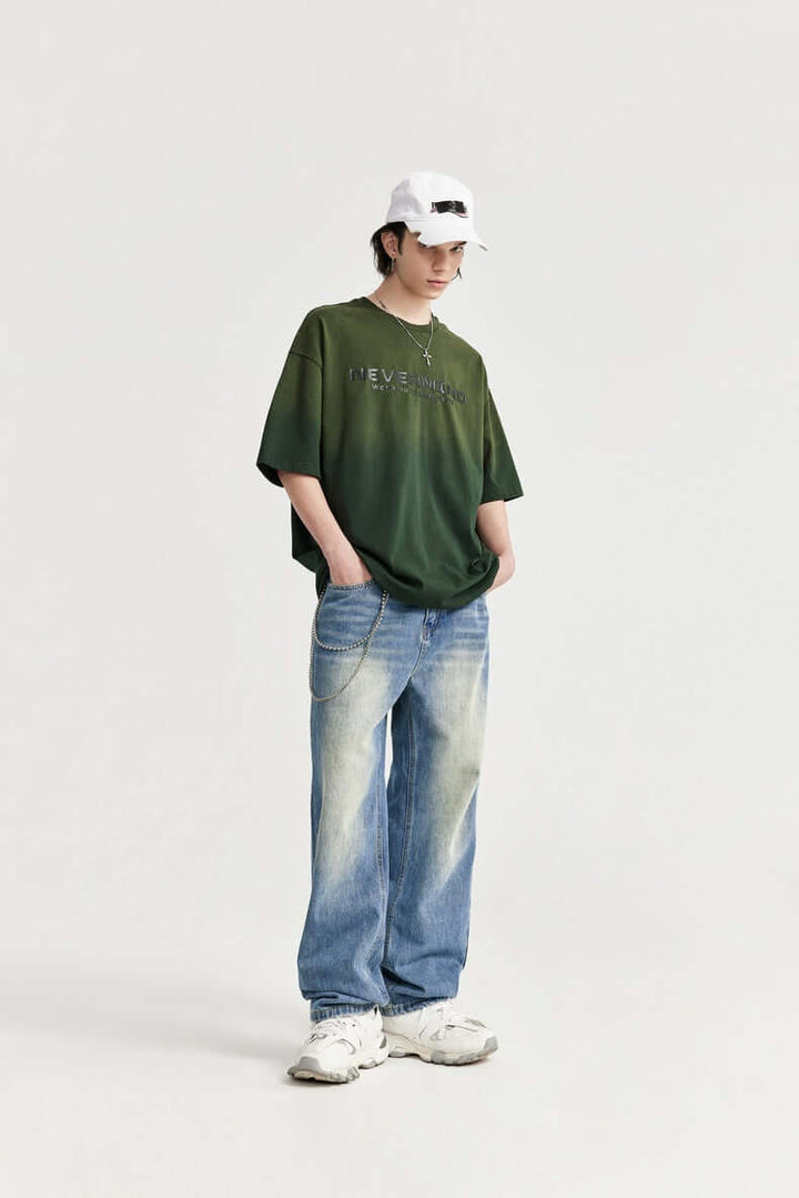 Relaxed Fit Wide-Leg Jeans