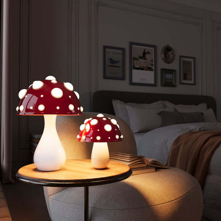 LED Mushroom Table Lamp - Dimmable, Modern Decor