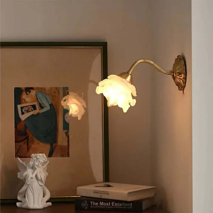Flower Petal Glass Wall Lamp