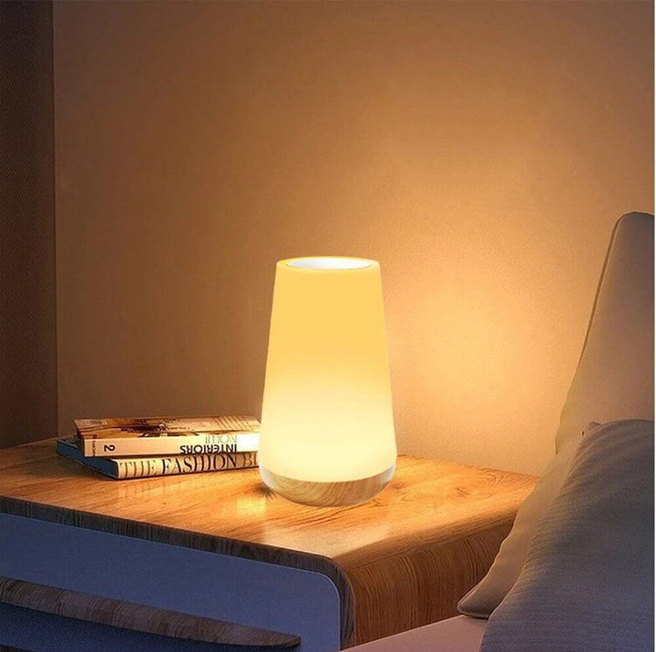 Portable LED Table Lamp with Touch Control & Remote