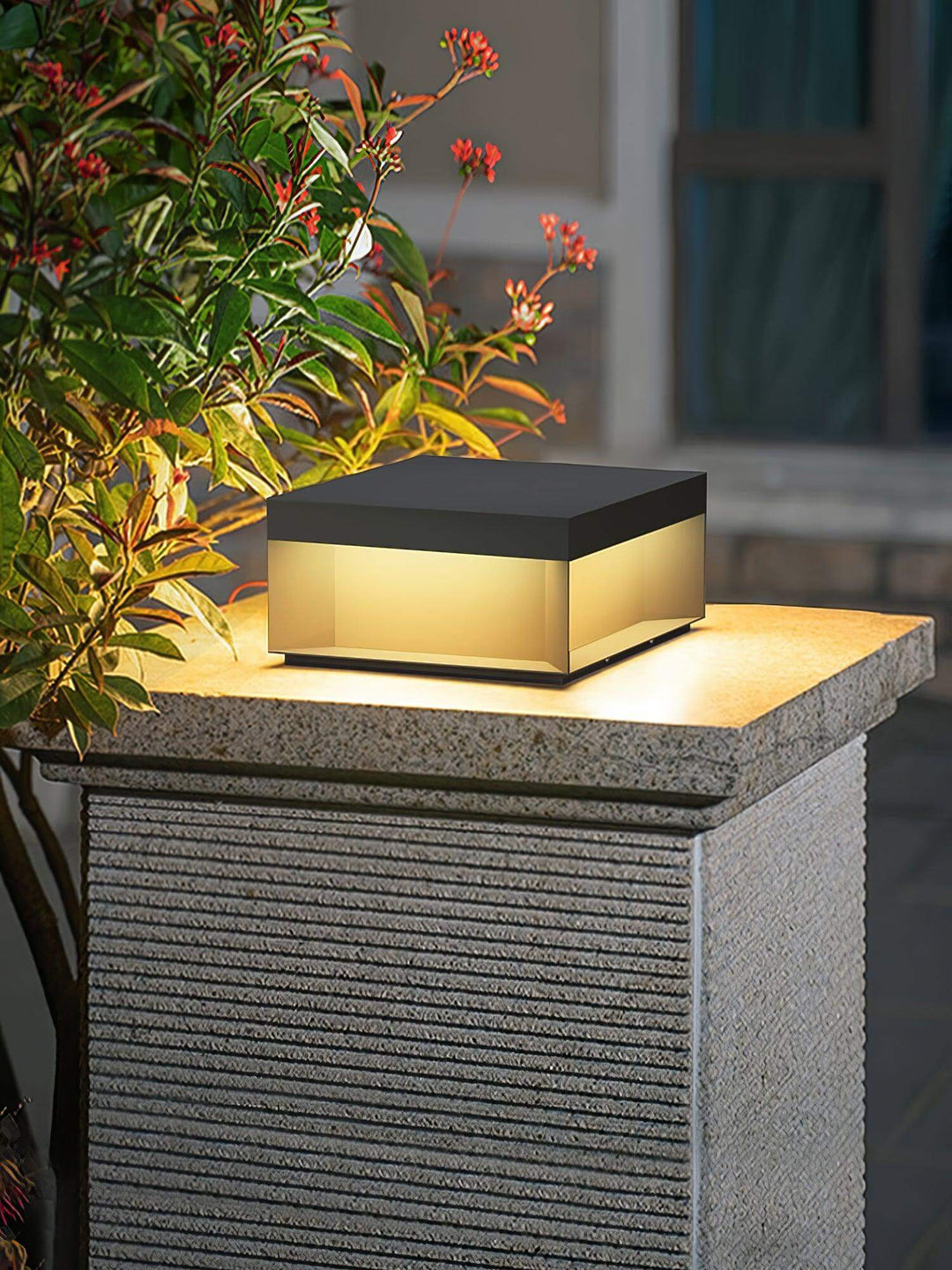 Solar Outdoor Post Light - Weatherproof IP65