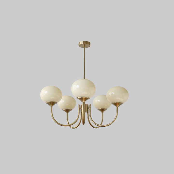 Pink Glass Ceiling Light Fixture Modern Chandelier
