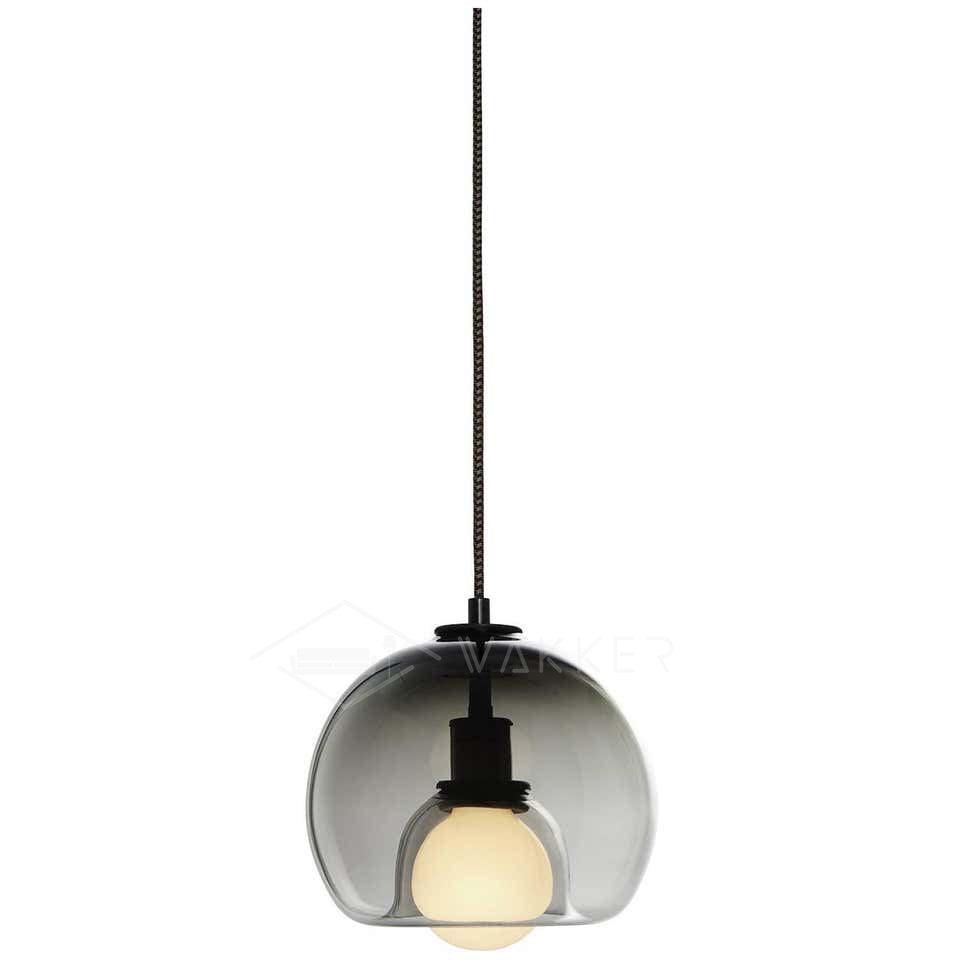 Modern Glass Pendant Light, 25cm Diameter