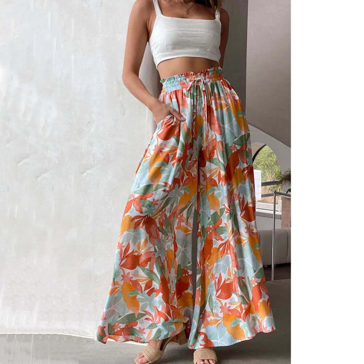 Women's Loose Fit Drawstring Trousers