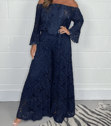 Women's Open-Knit Two-Piece Casual Set