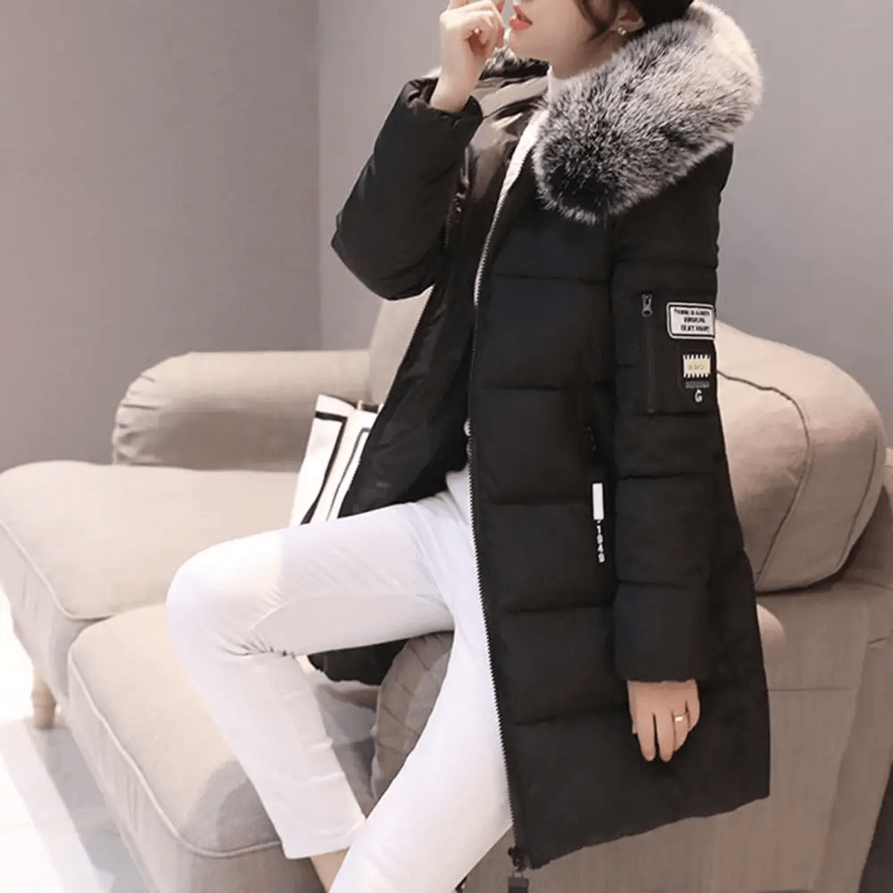 Windproof Puffer Coat for Women