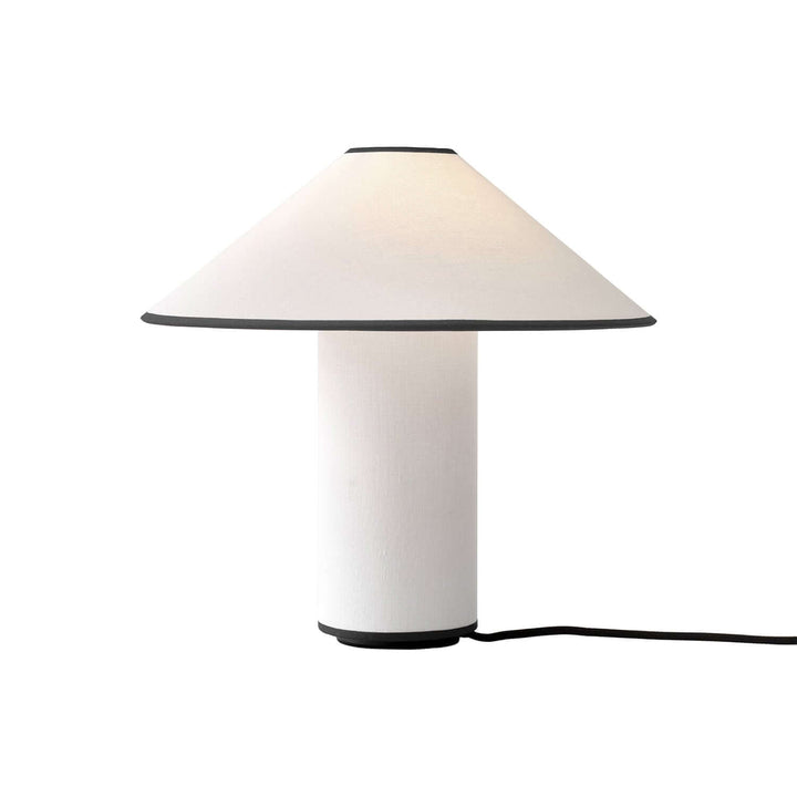 Elegant Metal & Fabric Table Lamp 32cm