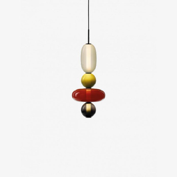 Colorful Glass Pendant Light - Modern Hanging Lamp