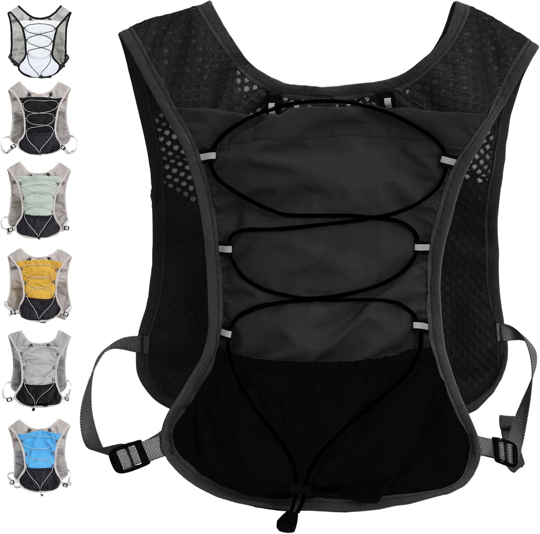 Hydration running vest, Dravien brand, 2L water capacity, designed for speed & comfort.