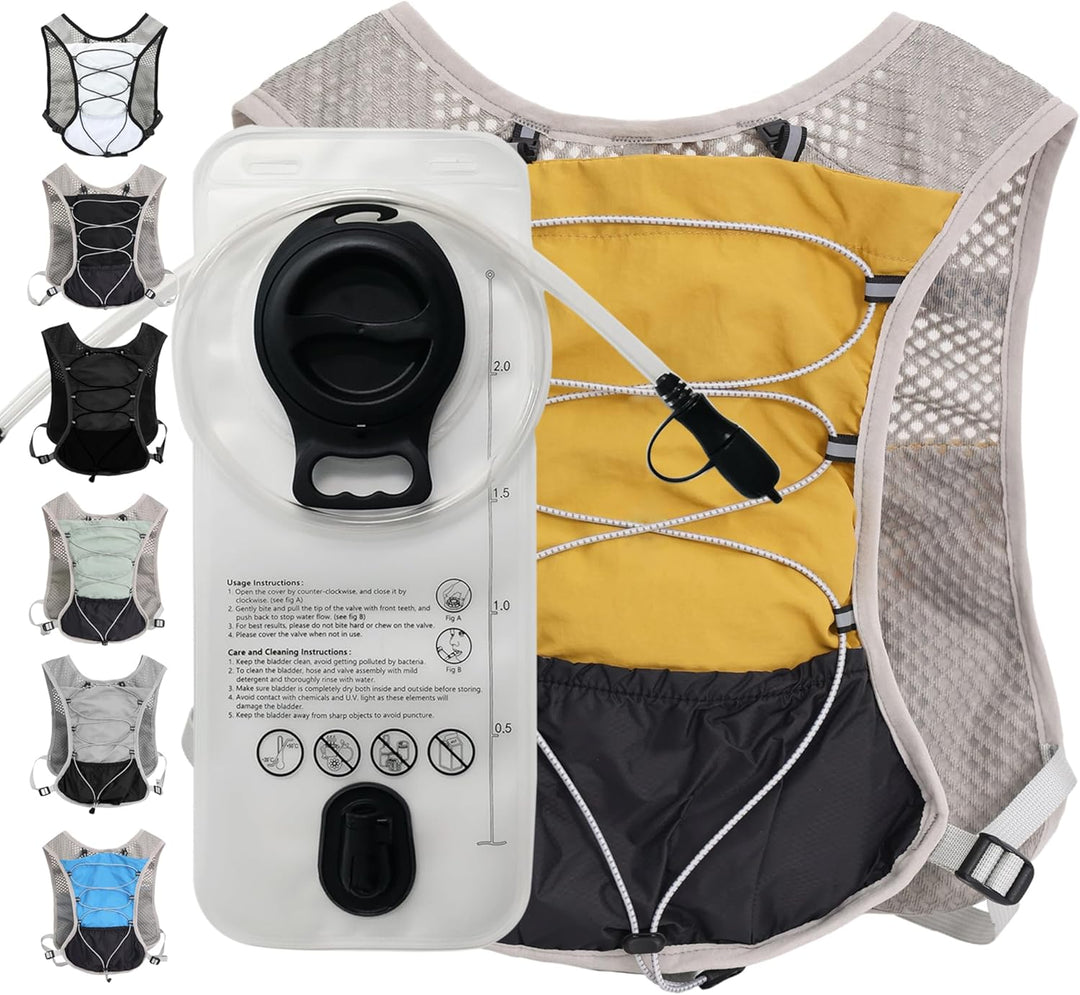 Dravien hydration vest, 2L bladder, ultralight, perfect for endurance trail running & hiking.