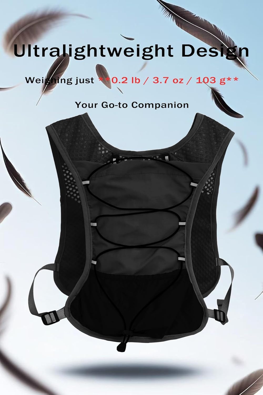 Dravien unisex running hydration vest, 2L bladder, essential for long hikes & cycling.