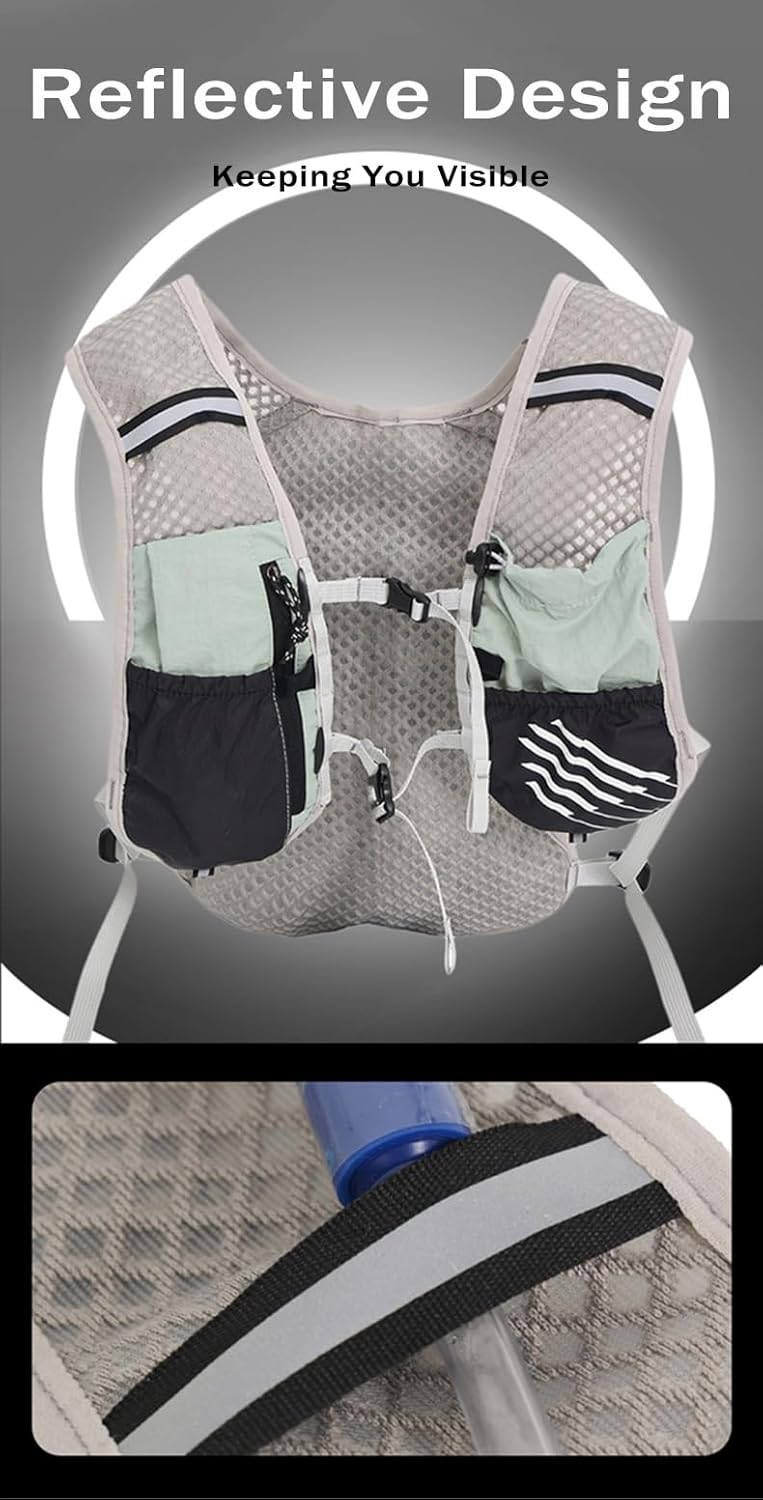 Dravien 2L water bladder hydration vest, ultralight design, perfect for any outdoor sport.