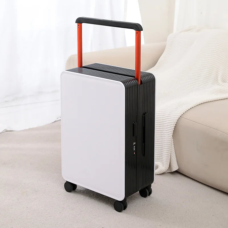 Durable hard shell travel suitcase, Dublin PP series, with effortless spinner wheels for a smooth journey.