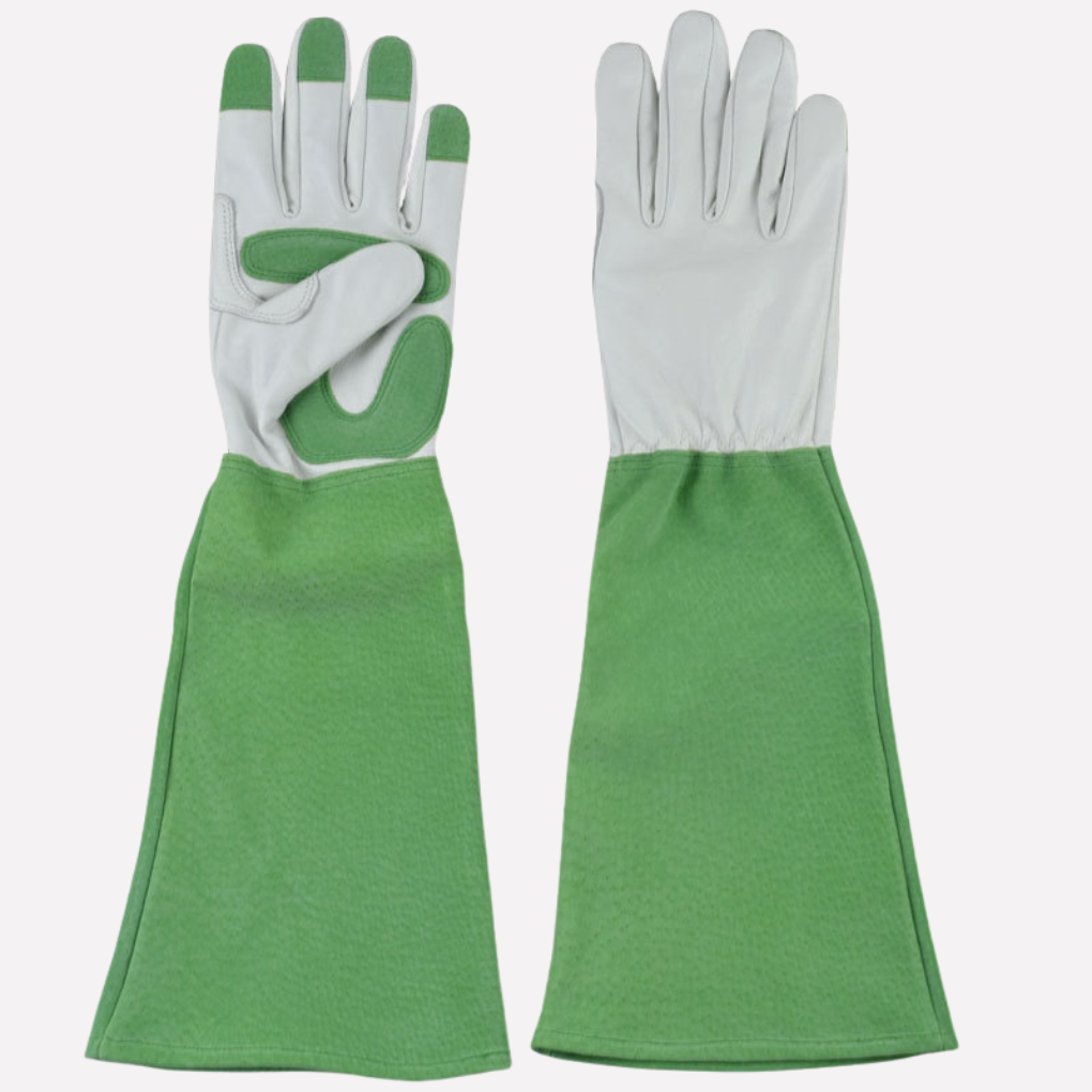 Comfortable unisex long gardening gloves offering full arm protection for diverse garden work and outdoor tasks.