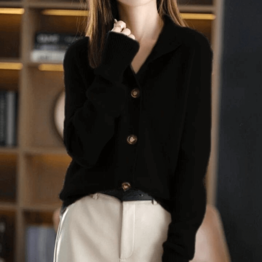 Elegant Women's Cashmere Cardigan