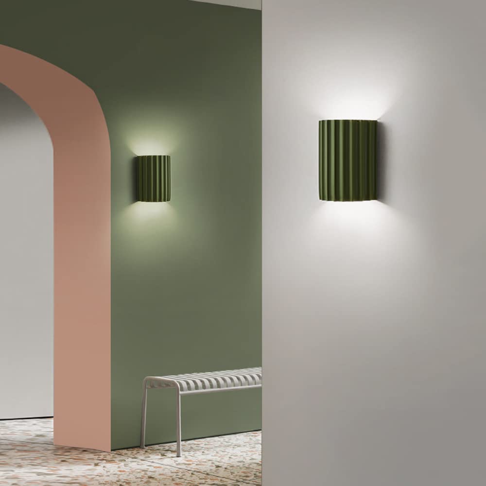 Modern Semi-Circular Resin Wall Sconce