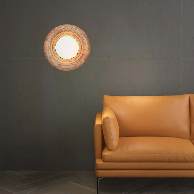 Modern Wood & Acrylic Wall Light
