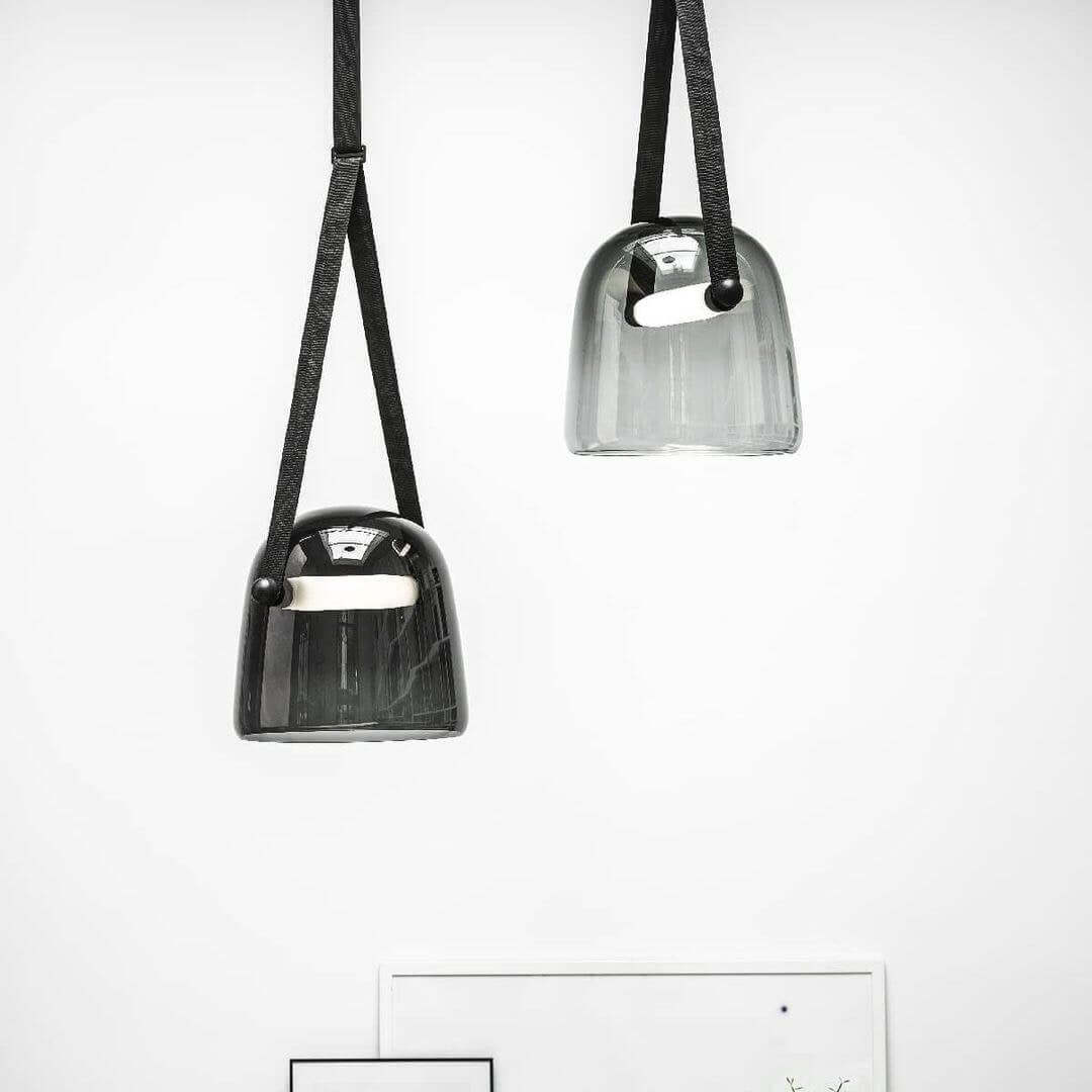 Modern Pendant Lamp with Metal Accents