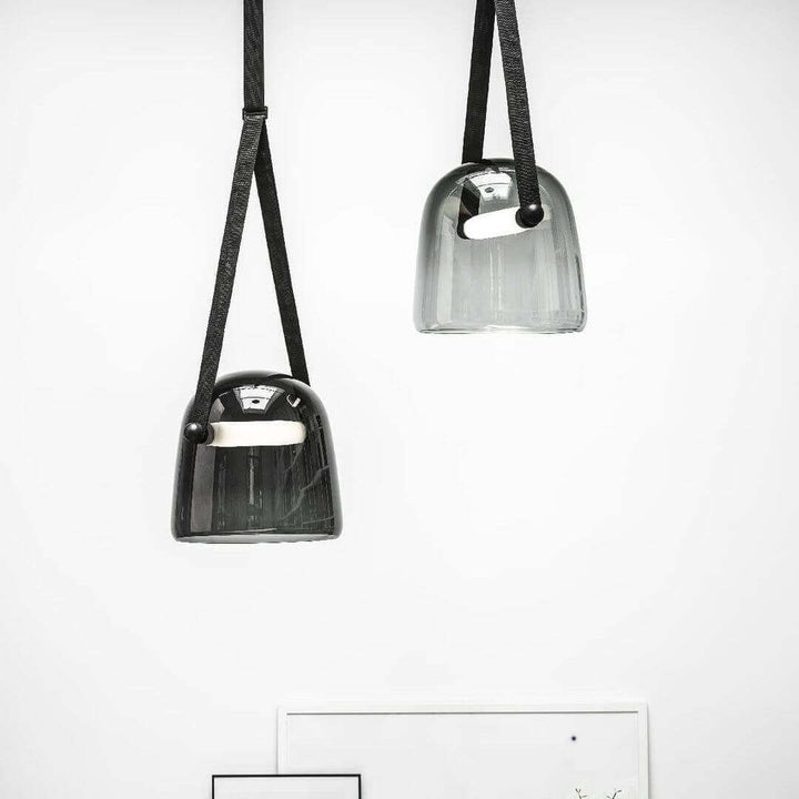 Modern Pendant Lamp with Metal Accents