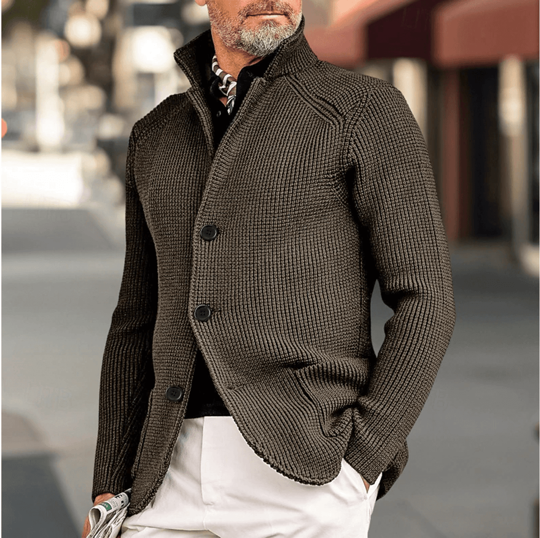 Men's Knit Cardigan Sweater - Comfortable & Stylish