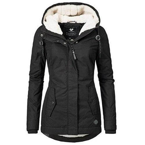 Women’s Slim Fit Winter Parka with Adjustable Hood