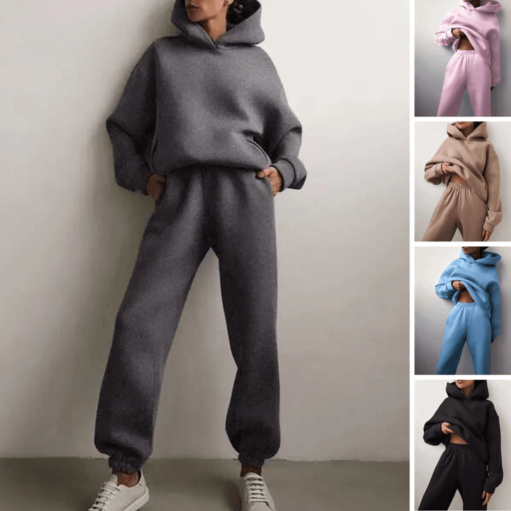 Women's Oversized Two-Piece Tracksuit Set