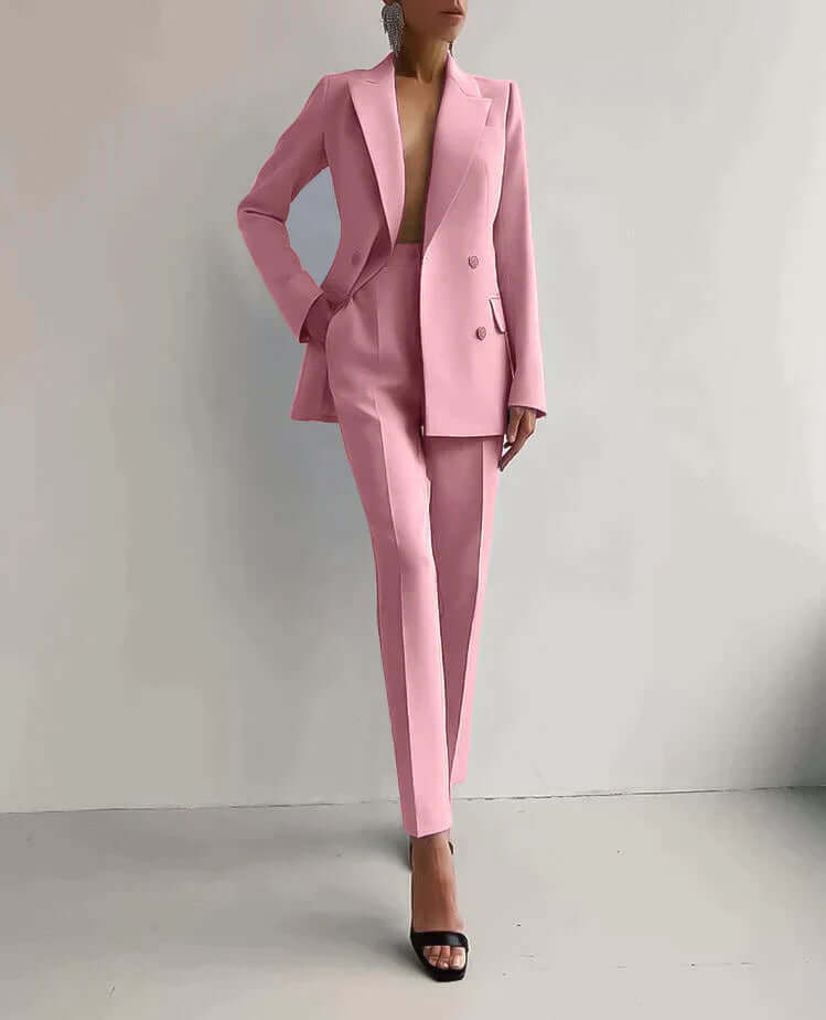 Tailored Blazer and Trousers Set for Women