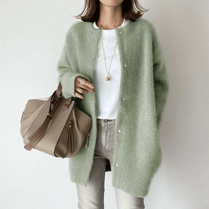 Women's Elegant Cashmere Knit Cardigan