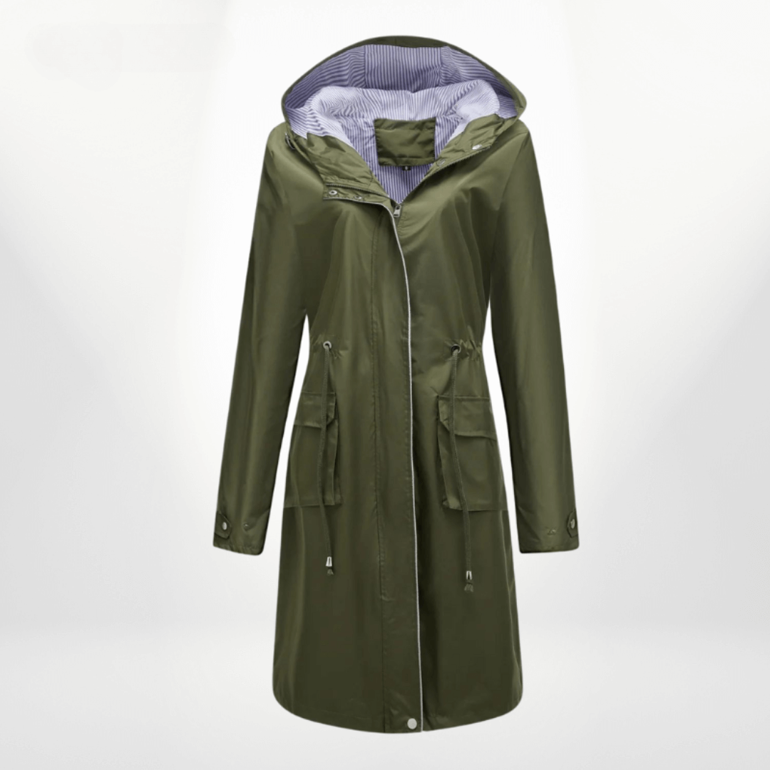 Women's Waterproof Over-Knee Trench Coat