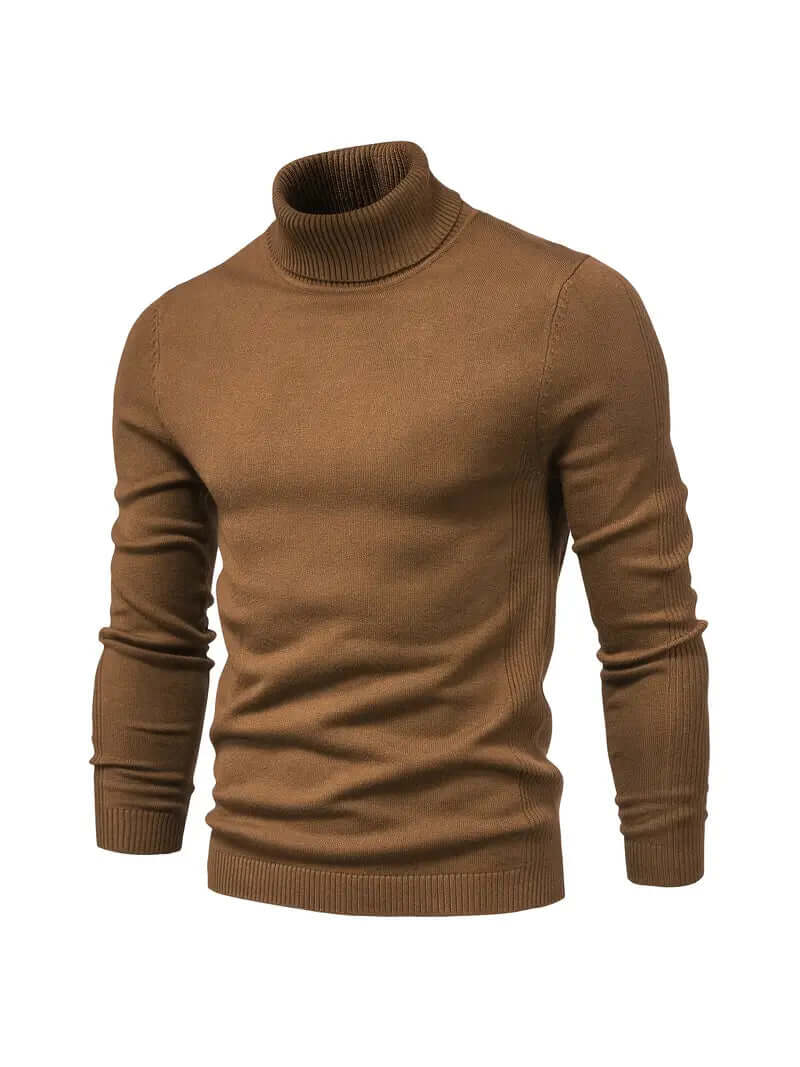 Men's Turtleneck Jumper - Warm Winter Pullover