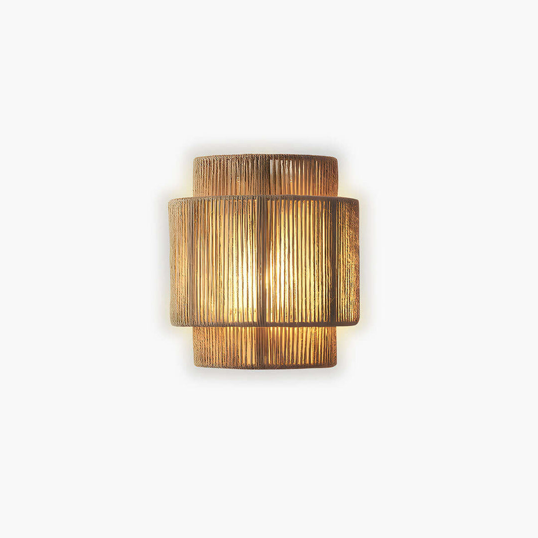 Natural Rope Wall Light 25x23cm