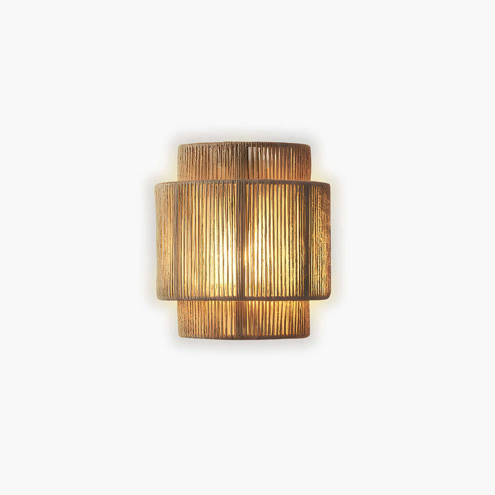 Natural Rope Wall Light 25x23cm