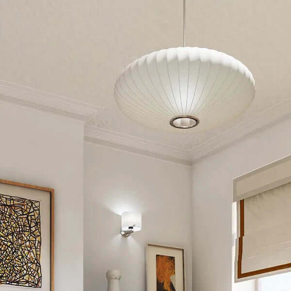 Modern Silk Pendant Light