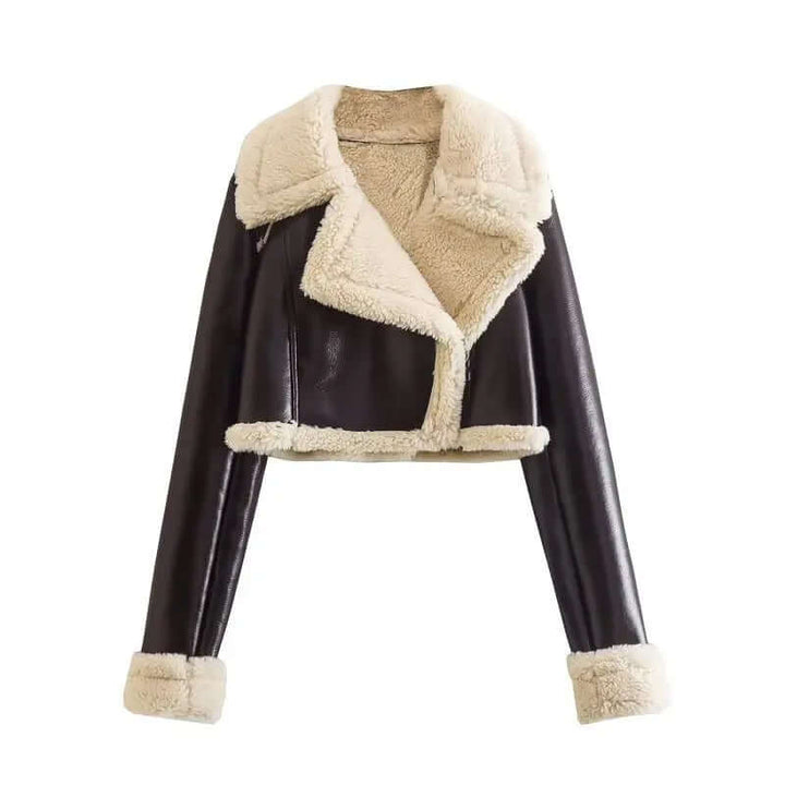 Women's Fleece-Lined Short Jacket
